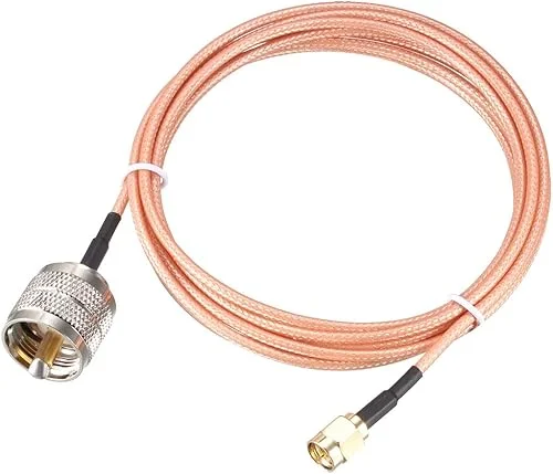 uxcell SMA Male to UHF PL-259 Male RG316 RF Coaxial Coax Cable 10 Ft