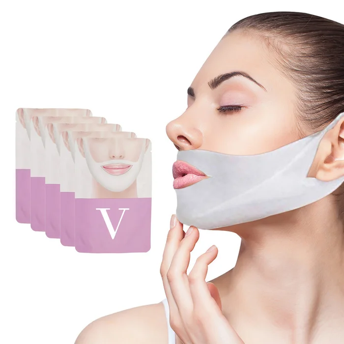 V Slimming Firming Face Mask to Reduce Double Chin (5-Pack)