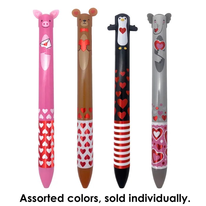 Valentine 2 Color Click Pen (assorted style)