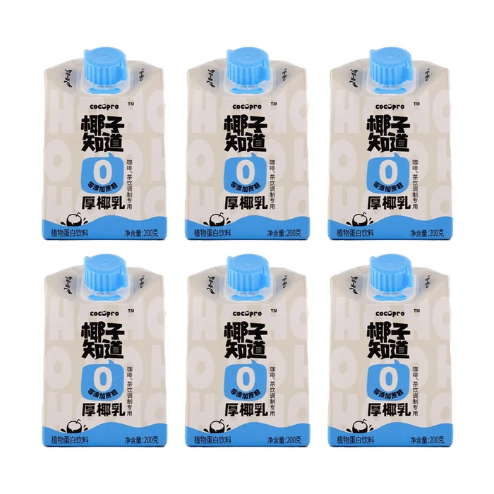 【Value Pack】Coconut milk,6.76 fl oz * 6