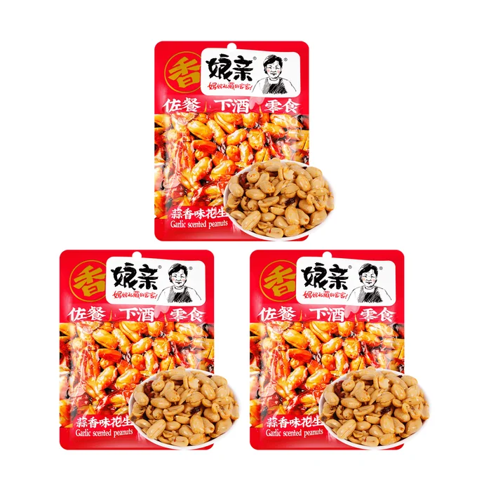 【Value Pack】Garlic Flavored Peanuts 5.29 oz*3