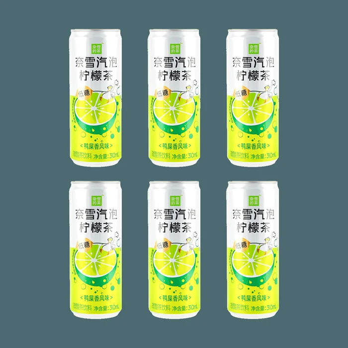 【Value Pack】Naixue Tea Ya Shi Xiang Phoenix Dan Cong Aroma Sparkling Lemon Tea 10.48 fl oz*6