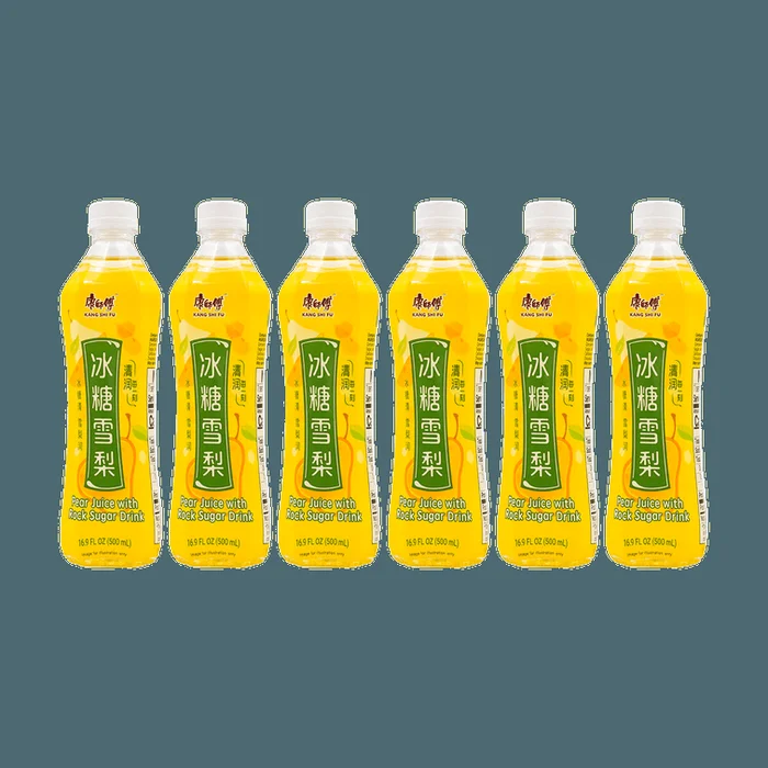 【Value Pack】Rock Sugar Pear Drink 16.91 fl oz*6