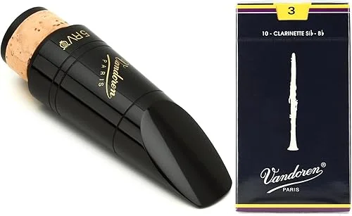 Vandoren CM302 5RV Lyre Series Bb Clarinet Mouthpiece with 3.0 Traditional Reeds