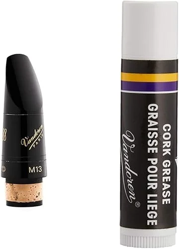 Vandoren CM4138 M13 13 Series Profile 88 Bb Clarinet Mouthpiece & CG100B Clarinet Cork Grease