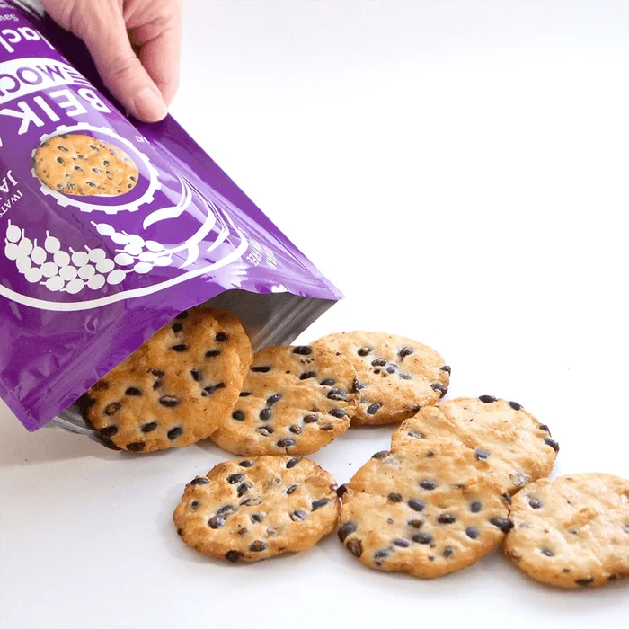 Vegan Rice Crackers Black Bean Flavor7.83 oz