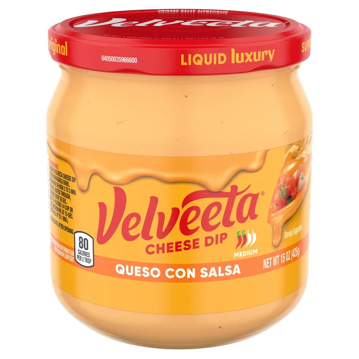 Velveeta Queso Con Salsa Cheese Sauce-15 oz.-12/Case