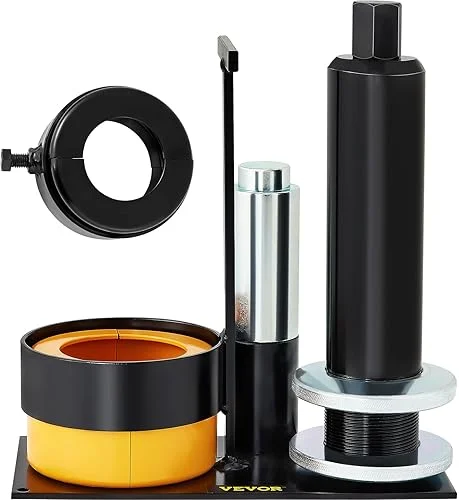 VEVOR Carrier & Pinion Bearing Puller, Compatible with Dana 30, 40, 60, 70, Ford 9′ Bearings, Pinion Puller Tool with 2 Clamshells, 45# Steel Clamshell Carrier Bearing Puller for Auto Repair