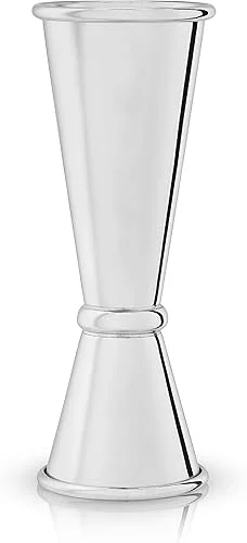 Viski Double Jigger with Measurements Inside, Stainless Steel Cocktail Jigger, Japanese Jigger Style, Jigger for Bartending, Jigger 2oz 1oz