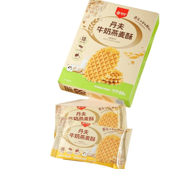 Waffles Milk Oat Cookies 88g*1 Box