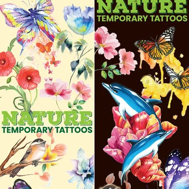 Watercolor Nature Tattoos