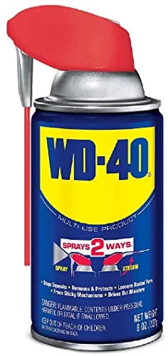 WD-40 Multi-Use Product with SMART STRAW SPRAYS 2 WAYS, 8 OZ (490026), Blue