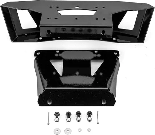 WeiSen Winch Mounting Bracket Plate Compatible with Polaris RZR XP 1000 2024