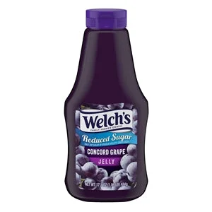 Welch’s Concord Grape Reduced Sugar Squeeze Jelly-17.1 oz.-12/Case