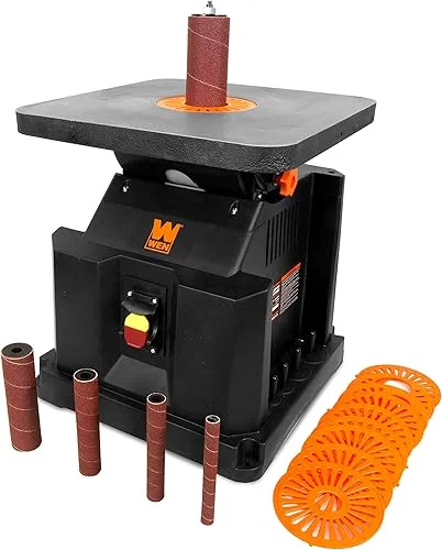 WEN AT6535 3.5-Amp Oscillating Spindle Sander with Extra Large Beveling Table Top