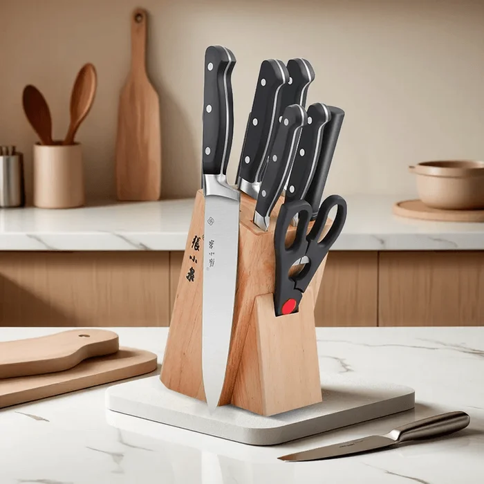 Western-style Knives Block Eight-piece Set D31530100S
