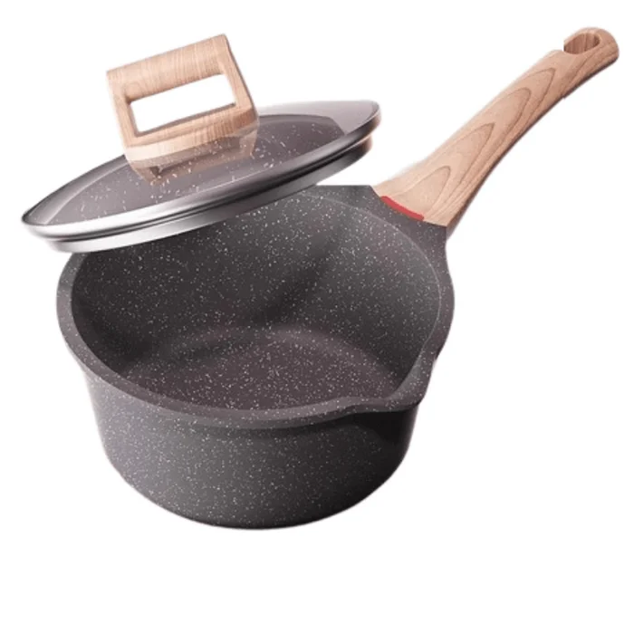 Wheat stone milk pot non-stick cooking pot supplement pot multi-function frying all-in-one 20cm milk pot 1pc