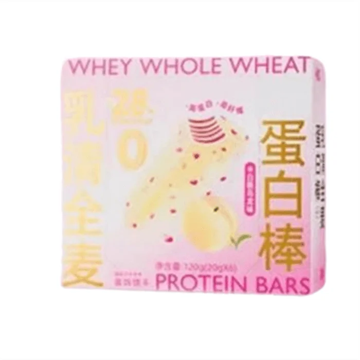 Whey Whole Wheat Protein bar White Peach Oolong flavor 120g per box