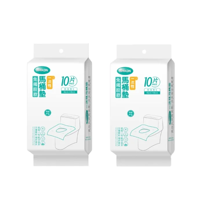 WHIKON Disposable Toilet Seat Cover Paper Thickened Waterproof 40*46 Cm 10pcs/pack 20pcs