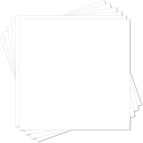 White Cardstock 12×12-24 Sheets Cardstock Paper, Goefun 80lb White Card Stock Paper for Card Making, Cricut, Crafting, Scrapbook, Photo Albums