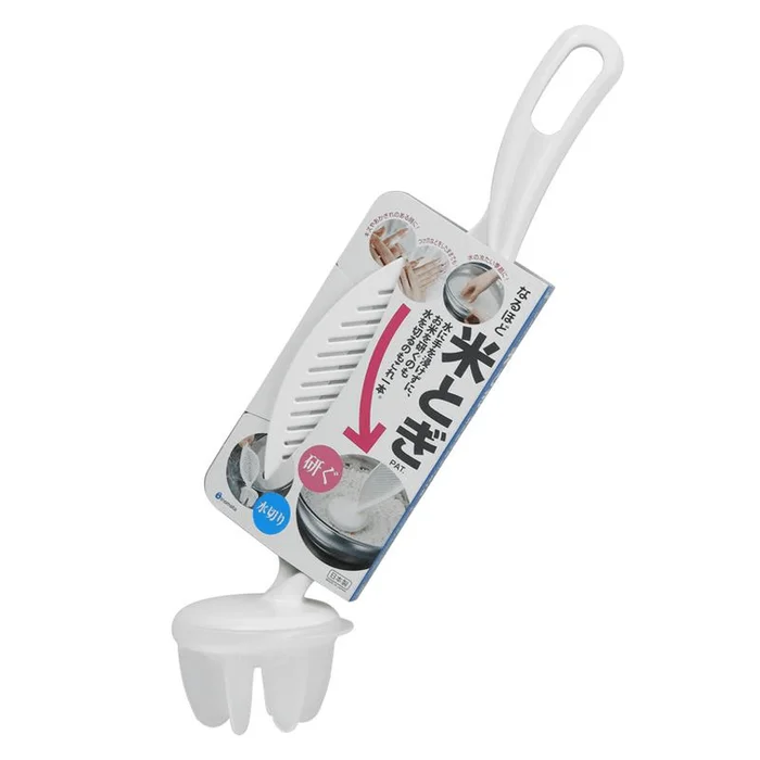 White Rice Strainer, Sieve For Draining Water, Household Rice Strainer 6.4 * 29.4cm * 1 Piece