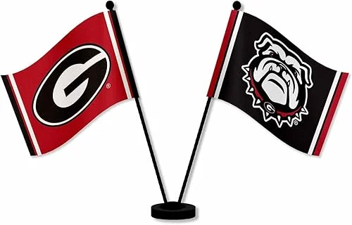 WinCraft Georgia Bulldogs Desk and Table Top Flags