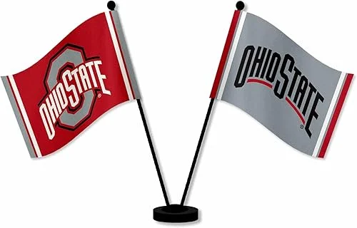 WinCraft Ohio State Buckeyes Desk and Table Top Flags
