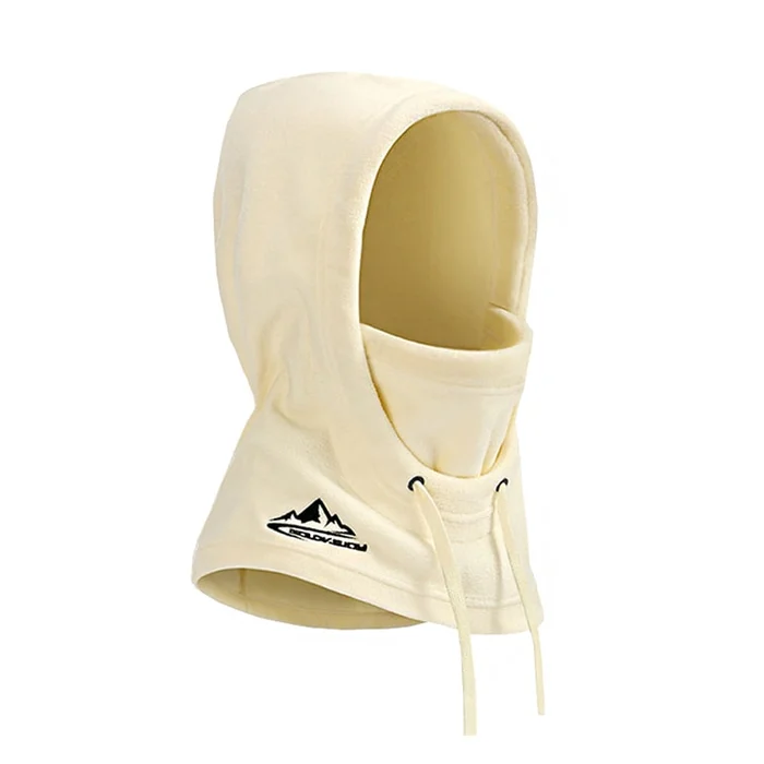 Windproof Headgear Warm Outdoor Ski Headgear Beige 1pc