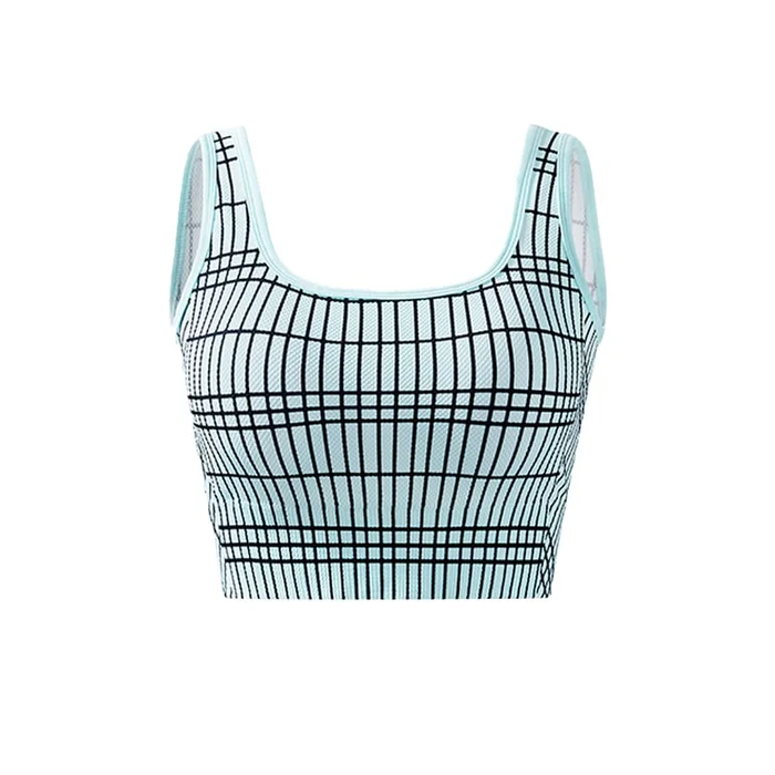 Women's Camisole 2025 New Style with Breast Pad Mountain Lake Green Short Style L 1 Piece