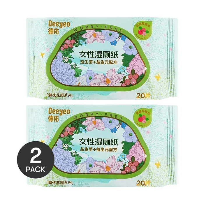 Women's Probiotic Wet Toilet Paper 20 sheets/pack