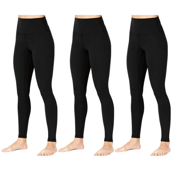 Women's High-Waist Active Performance Leggings (3-Pack)
