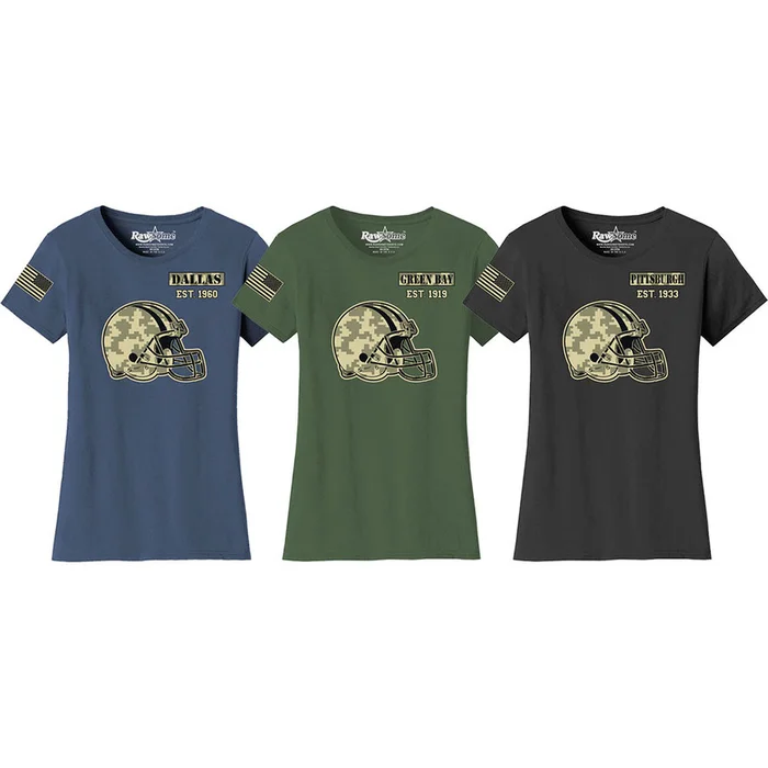 Women's Ultimate Camo Football Color T-Shirt