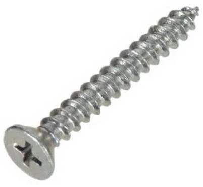 Wood & Sheet Metal Screws, Phillips Head, #6 X 3/4-in., 100-pk.