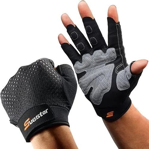 Workout Gloves for Men Women 2022, Weight Lifting Gloves with [Full Palm Protection] [Excellent Grip] Gym Gloves, Ultra Breathable Exercise Gloves for Weightlifting, Fitness, Training, Hanging