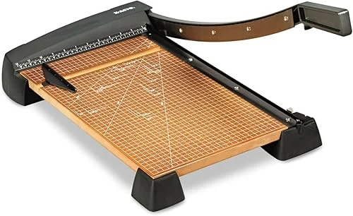 X-ACTO Heavy Duty Wood Base Paper Trimmer, 18 Inch Cut