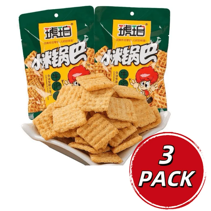 Xiaomi Puffed rice Green bag beef flavor 22 g* 3 bags