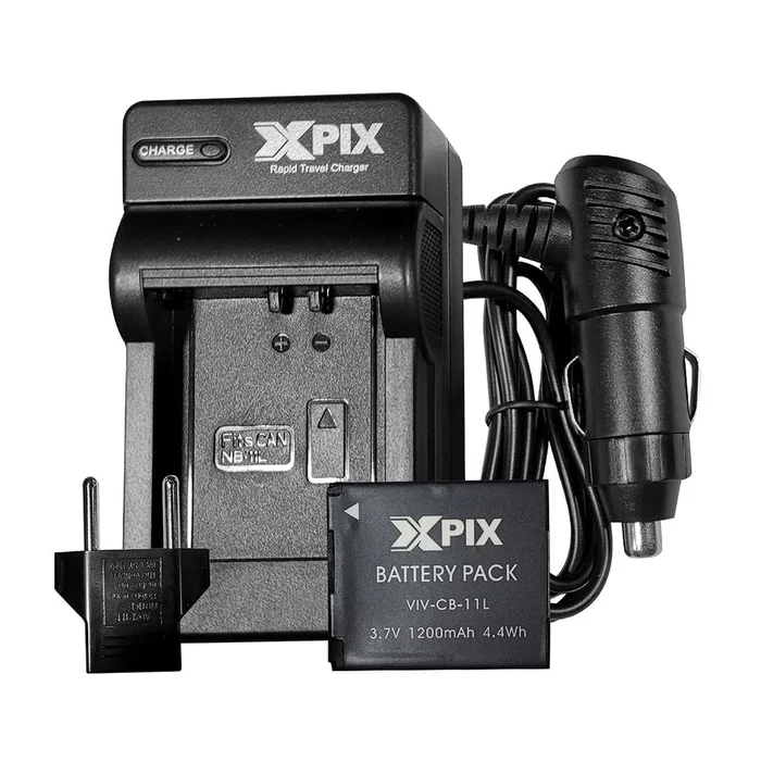 XPIX NB-11L Battery and Charger Set