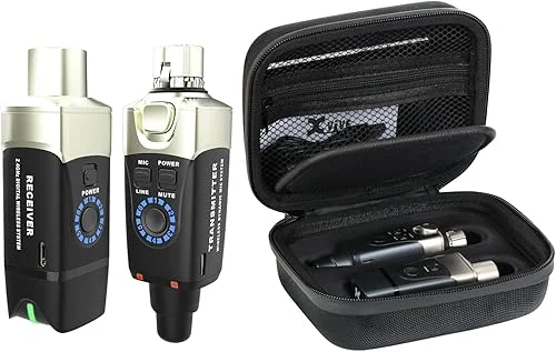 Xvive U3 Wireless Microphone System Bundle Xvive CU3 Hard Case for U3