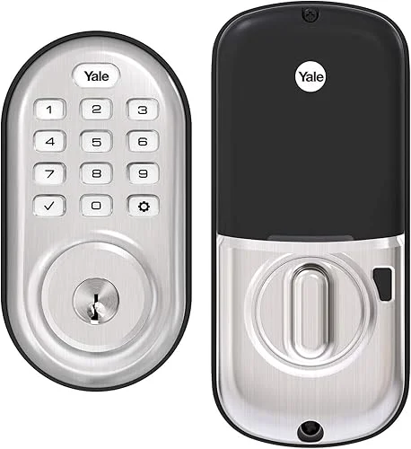 Yale Security Assure Lock – Keypad Door Lock in Satin Nickel