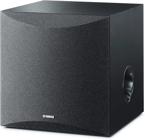 Yamaha 8in 100W Powered Subwoofer – Black (NS-SW050BL) (Renewed)
