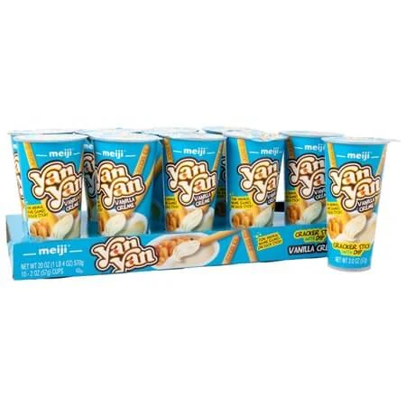 Yan Yan Vanilla Creme Cracker Sticks – 10ct