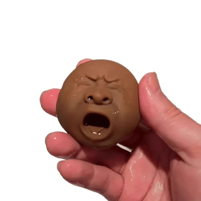 Yawning Tea Pet Water Gun Lack Of Abstract Emoji Pack Pinch Music Ø Water Gun 6cm * 1 Piece