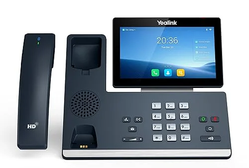 Yealink SIP-T58W Pro IP Phone – Corded/Cordless – Corded/Cordless – Bluetooth, Wi-Fi – Wall Mountable, Desktop – Classic Gray