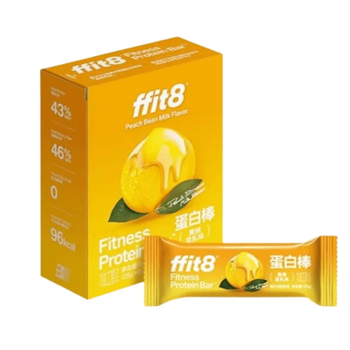 Yellow Peach Soy Milk Protein Sticks 25g*6 sticks per box