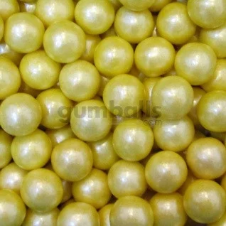 Yellow Pearl Gumballs (1″/720count)