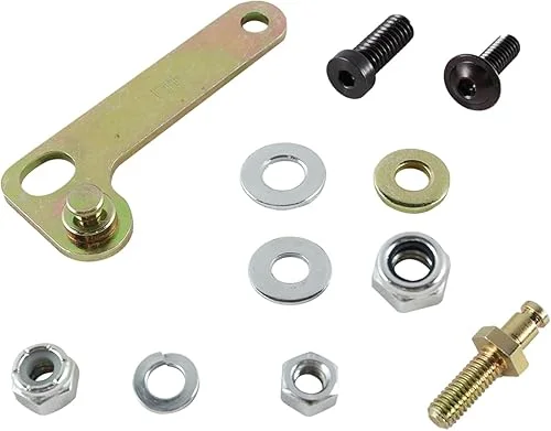 YHB Carburetor Kickdown Throttle Bracket Kit fits GM THM 200 / THM 200C (MV9) / THM 200-R4 (MW9) / GM 4L60 and Ford AOD transmissions For Edelbrock/Carter Carburetors – TV Cable Corrector Kit