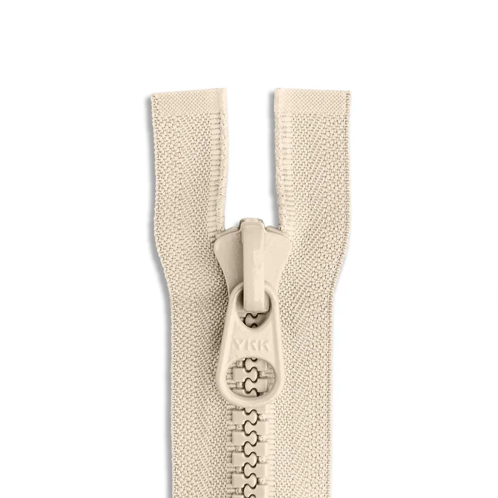 YKK #10 108″ Molded Plastic Sleeping Bag/Tent Zipper – Beige (572)