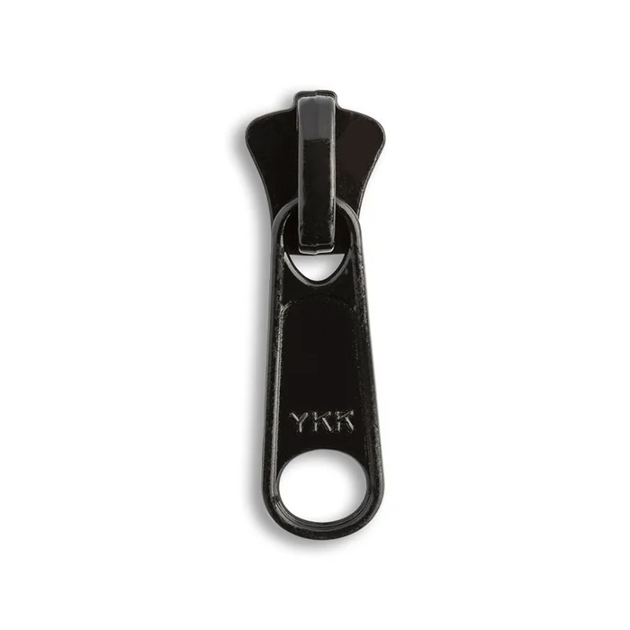 YKK #10 Molded Plastic Long Zipper Pulls – 2/Pack – Black (580)