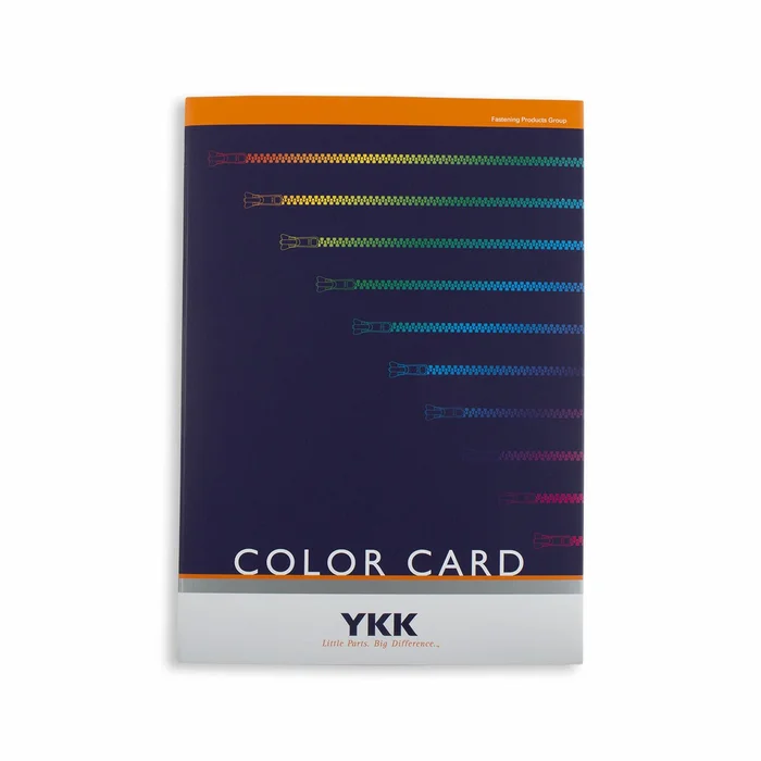 YKK Zipper Color Card – 582 Colors