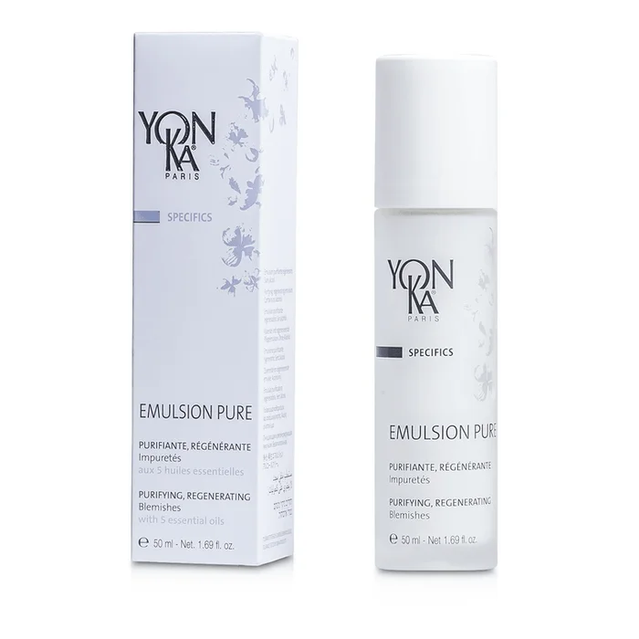 Yonka Specifics Emulsion Pure With 5 Essential Oils – Purifying, Revitalizing (For Blemishes) 50ml/1.69oz